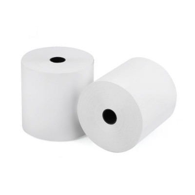 44 x 70 x 17.5mm Core Till Rolls BPA Free Thermal Paper Boxed 20s (58gsm offers 55.6 Meters in length) - 023