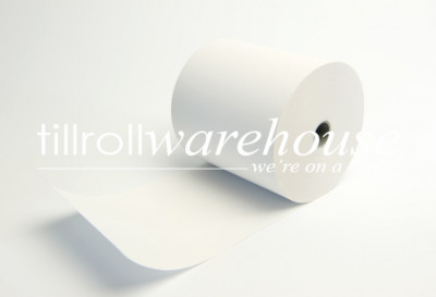 60 x 70 x 12.7mm Core Till Rolls BPA Free Thermal Paper Boxed 20s (58gsm offers 57.9 Meters in length) - 034