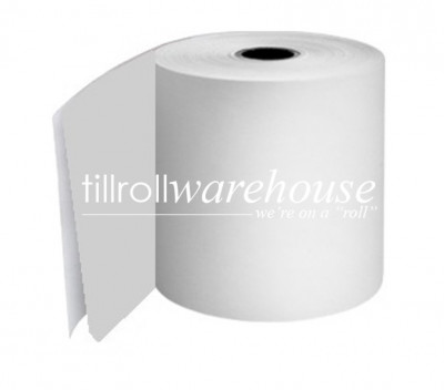 54 x 70 x 12.7mm Core 2 Ply Rolls White/White Boxed 20s - 093